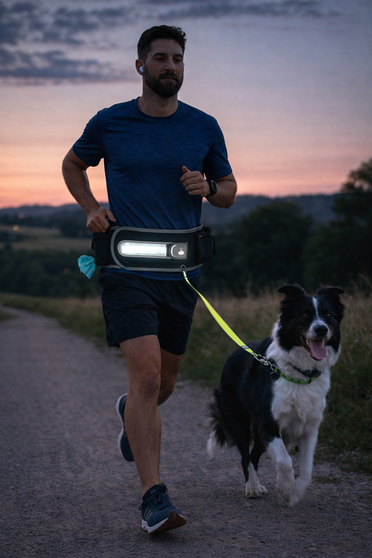 Ceinture jogging lumineuse